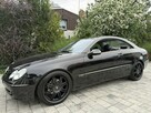 Mercedes CLK 200 czarna na czarnych felgach - 15