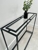 Konsola Metal Szkło– Elegancki, Ręcznie Robiony Akcent - 3