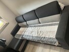 Narożnik kanapa tapczan antracyt 160x200 - 1