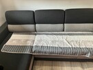 Narożnik kanapa tapczan antracyt 160x200 - 3