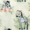 Bawełniana Poszewka Na Poduszkę – Tropikalna Zebra - 2