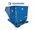 Kontener metalowy samowyładowczy 1m3 / KOLEBA / KOLIBA złom - 7