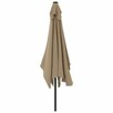 Parasol ogrodowy na metalowym słupku, kolor taupe vidaXL - 4