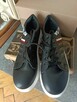 Skórzane Sneakersy Męskie Czarne Roz. 44 wkładka 27,5 - 2