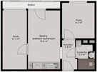 Piękne 3pok po REMONCIE, balkon, blisko centrum - 1