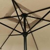 Parasol ogrodowy na metalowym słupku, kolor taupe vidaXL - 5
