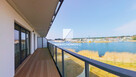 Apartament z widokiem na rzekę w Dziwnowie, balkon - 1