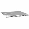 Zapasowa tkanina na markizę, antracytowo-biała, 4x3 m vidaXL - 2