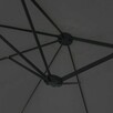 Podwójny parasol ogrodowy z LED, antracytowy vidaXL - 5