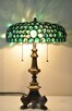 Piękna lampa witrażowa ze szklanych kaboszonów - 8