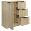 Komoda, dąb sonoma, materiał drewnopochodny vidaXL - 5