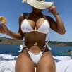 Bikini strój kąpielowy na plaże basen - 3