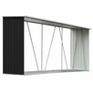 Wiata na drewno, stal galwanizowana, 330x84x152 cm vidaXL - 2