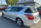 Peugeot 407 SW 2.0 HDI 140 KM XENON Navi Tempomat Koła Zima Lato  6 Lat jeden właścic - 3