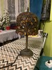 Bursztynowa witrażowa Lampka - 8