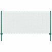 Siatka ogrodzeniowa ze słupkami, stal, 25 x 1 m vidaXL - 2