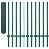 Siatka ogrodzeniowa ze słupkami, stal, 25 x 1 m vidaXL - 3
