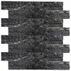 Panel ścienny Kwarcyt Stackstone Black 36x10x0,8-1,3 cm - 3