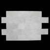 Cegiełka marmur Royal White bębnowany 15x7,5x1 cm - 2