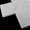Cegiełka marmur Royal White bębnowany 15x7,5x1 cm - 3