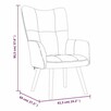 Fotel, ciemnozielony, obity aksamitem vidaXL - 6