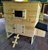 Mini Kurnik Liliputek domek dla kur, dla ptaków. Złożony - 7