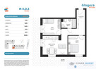 3 pokoje (54,71m2) - parter z ogrodem (138,36m2) - 5