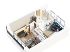 Dwupoziomowy apartament z ogrodem. Promocyjna cena - 7