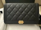 Chanel BOY WOC Czarny Kawior GHW - 4