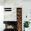 Fornir kamienny White Marble 2MM tapeta 122x61x0,2 cm - 2