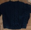 Sweter granatowy zakładany przez głowę - 6