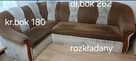 Sprzedam narożnik z fotelem i pufkami - 1