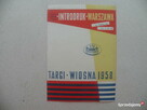 Targi 1958r. - INTRODRUK WARSZAWA - 1