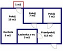 Ustka, 3 pokoje, 45,8 m2, 2 piętro, balkon - 13