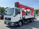 MAN TGL 7.150 Zwyżka Ruthmann T330 33-Metry DMC 7500KG 21m w Bok Jak Wumag GSR PALFINGER Super Stan  - 16
