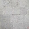 Kostki marmur Royal White bębnowany 10x10x1 cm - 3