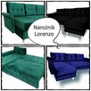 Narożnik NOWY Piękny Rogówka funkcja spania dwa pojemniki - 3