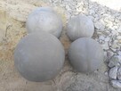 Kula betonowa ogrodowa cementowa 50cm kule na ogrodzenie - 1