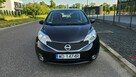 Nissan Note Salon PL 95tys km Klima Tempomat 1.2PB 2016r 5D Isofix Długie Opłaty - 2