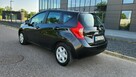 Nissan Note Salon PL 95tys km Klima Tempomat 1.2PB 2016r 5D Isofix Długie Opłaty - 4