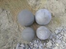 Kula betonowa ogrodowa cementowa 45cm kule na ogrodzenie - 3