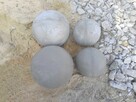 Kula betonowa ogrodowa cementowa 50cm kule na ogrodzenie - 7