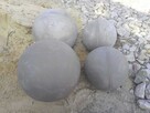 Kula betonowa ogrodowa cementowa 45cm kule na ogrodzenie - 7