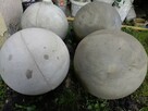 Kula betonowa ogrodowa cementowa 45cm kule na ogrodzenie - 1