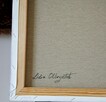 Białe Dzwonki, ręcznie malowany olejny, Lidia Olbrycht - 8
