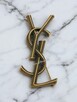 Broszka YSL vintage old money przypinka złota retro - 2