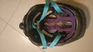 Kask Scott Spunto kid 46-52cm fiolet lampka baterie st.bdb - 4