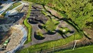 Praca przy budowie torów rowerowych pumptrack