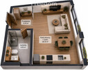 Piotra 4 Gdynia – nowoczesne mieszkanie 38,47 m² - 2
