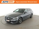 Mercedes C 180 półskóra full LEDnavi klima auto grzane fotele kamera i czujniki parko